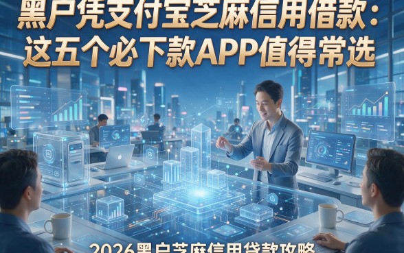 黑户凭支付宝芝麻信用借款：这五个必下款APP值得常选，2026黑户芝麻信用贷款攻略