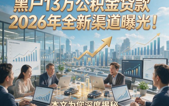 黑户13万公积金贷款2026年全新渠道曝光！本文为您深度揭秘！