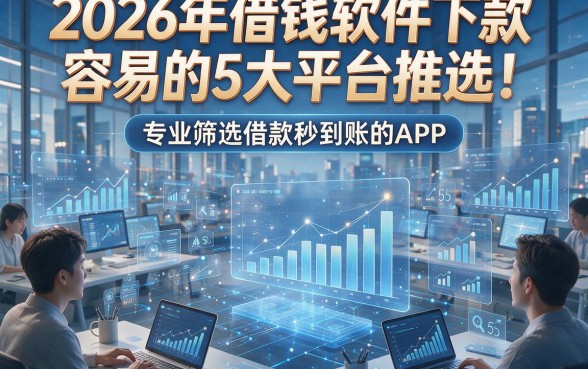 2026年借钱软件下款容易的5大平台推选！专业筛选借款秒到账的APP