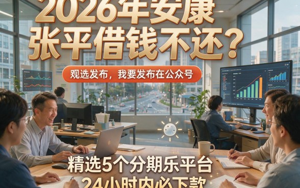 2026年安康张平借钱不还？精选5个分期乐平台24小时内必下款