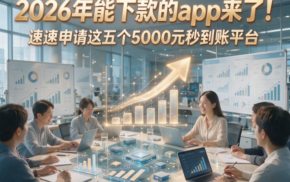 2026年能下款的app来了！速速申请这五个5000元秒到账平台