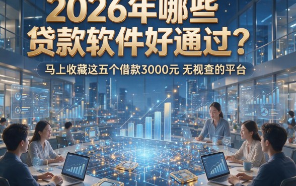 2026年哪些贷款软件好通过？马上收藏这五个借款3000元无视查的平台