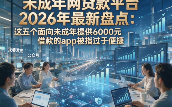未成年网贷款平台2026年最新盘点：这五个面向未成年提供6000元借款的app被指过于便捷