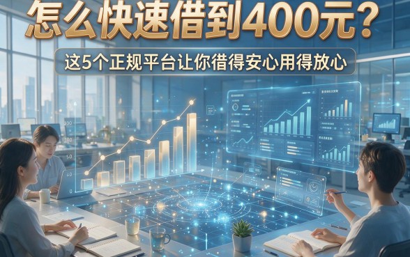 怎么快速借到400元？这5个正规平台让你借得安心用得放心！