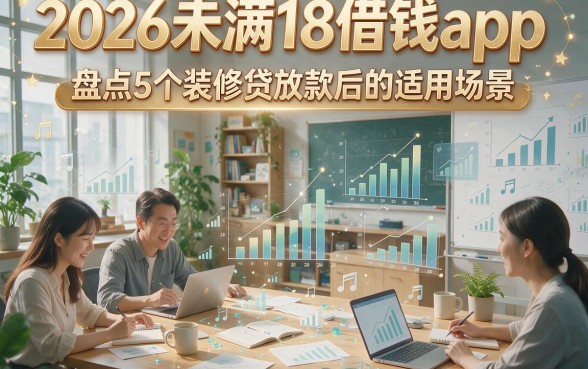 2026未满18借钱app，盘点5个装修贷放款后的适用场景