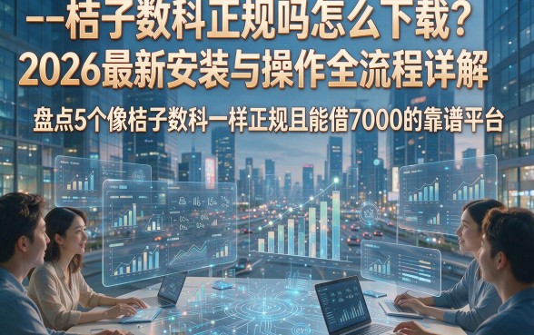 以下是根据你的要求生成的新标题：--桔子数科‌正规吗怎么下载？2026最新安装与操作全流程详解，盘点5个像桔子数科一样正规且能借7000的靠谱平台