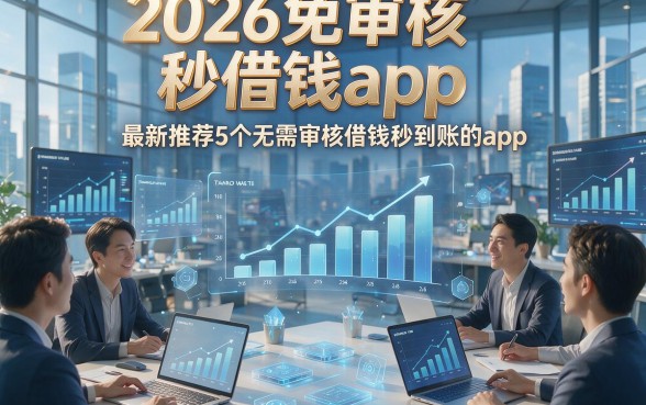 2026免审核秒借钱app，最新推荐5个无需审核借钱秒到账的app