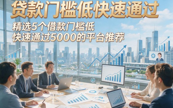 贷款门槛低快速通过，精选5个借款门槛低快速通过5000的平台推荐