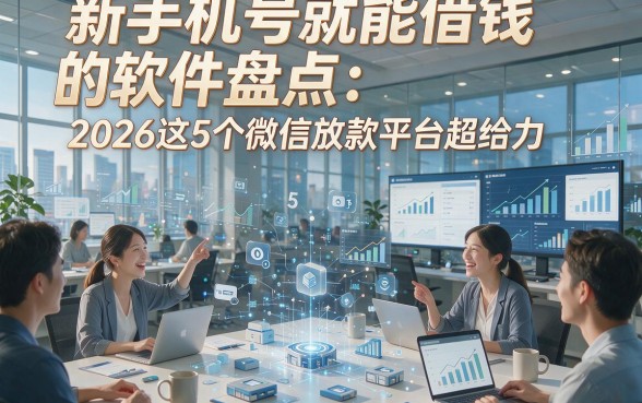 新手机号就能借钱的软件盘点：2026这5个微信放款平台超给力！