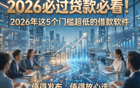2026必过贷款必看！2026年这5个门槛超低的借款软件，值得放心选