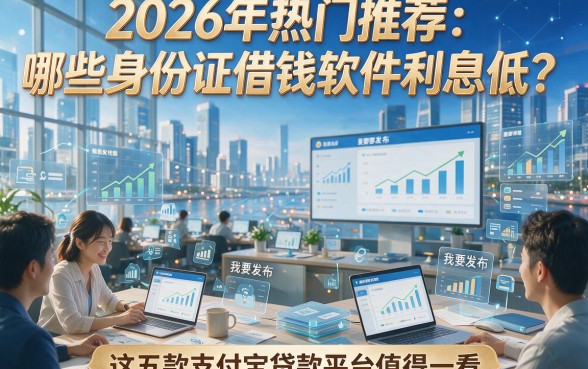 2026年热门推荐：哪些身份证借钱软件利息低？这五款支付宝贷款平台值得一看