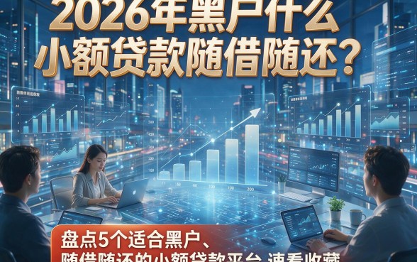 2026年黑户什么小额贷款随借随还？盘点5个适合黑户、随借随还的小额贷款平台速看收藏