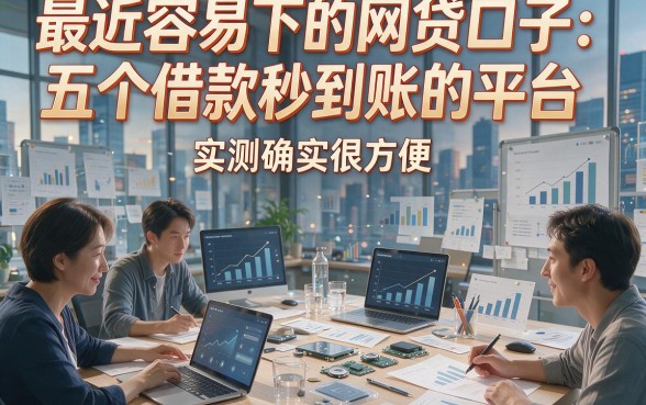 最近容易下的网贷口子：五个借款秒到账的平台，实测确实很方便