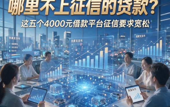 哪里不上征信的贷款？这五个4000元借款平台征信要求宽松