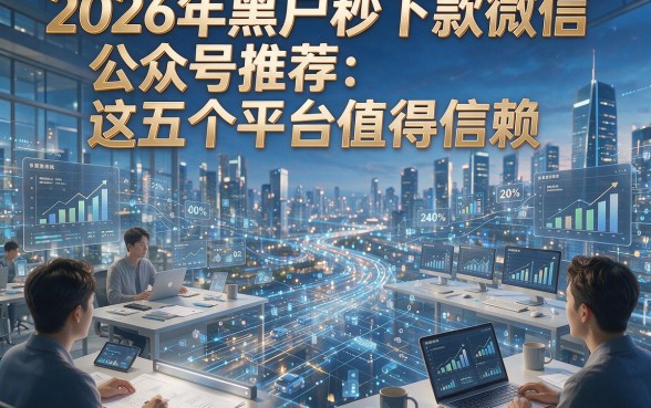 2026年黑户秒下款微信公众号推荐：这五个平台值得信赖！