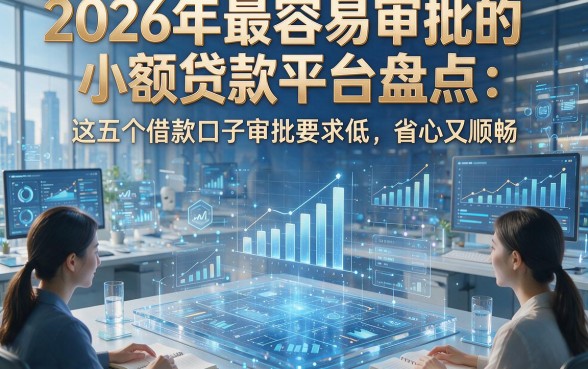 2026年最容易审批的小额贷款平台盘点：这五个借款口子审批要求低、省心又顺畅