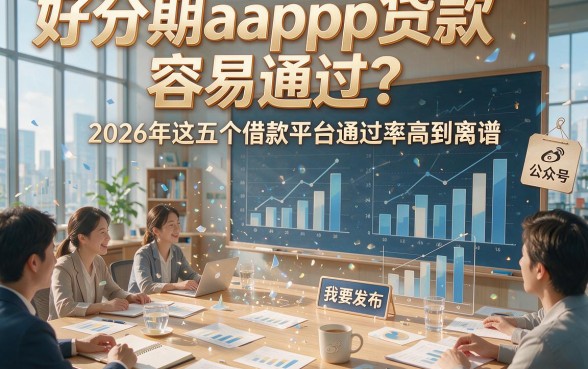 好分期app贷款容易通过？2026年这五个借款平台通过率高到离谱