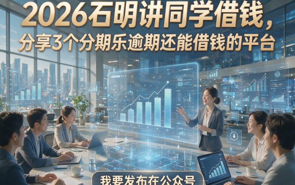 2026石明讲同学借钱，分享3个分期乐逾期还能借钱的平台