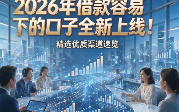 2026年借款容易下的口子全新上线！精选优质渠道速览