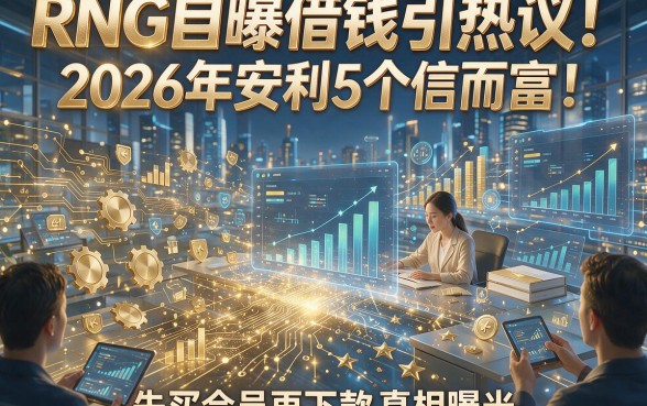RNG自曝借钱引热议！2026年安利5个信而富，先买会员再下款真相曝光