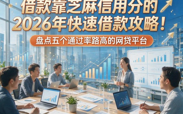 借款靠芝麻信用分的2026年快速借款攻略！盘点五个通过率高的网贷平台