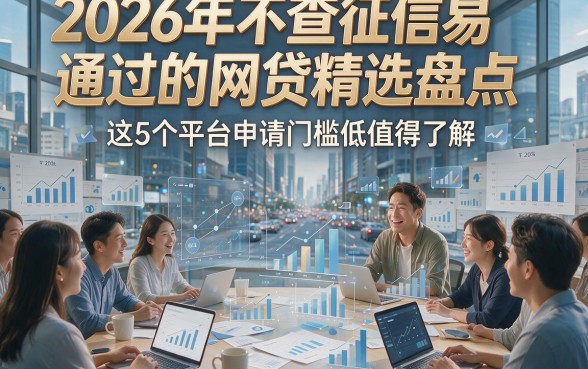 2026年不查征信易通过的网贷精选盘点，这5个平台申请门槛低值得了解！