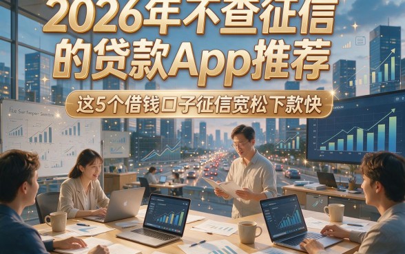 2026年不查征信的贷款App推荐，这5个借钱口子征信宽松下款快