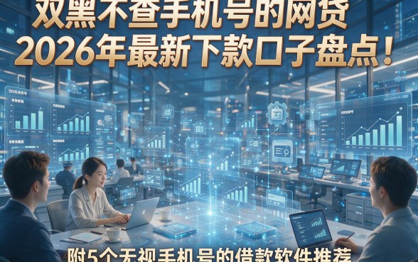双黑不查手机号的网贷2026年最新下款口子盘点！附5个无视手机号的借款软件推荐