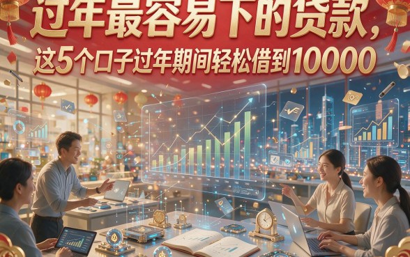 过年最容易下的贷款，这5个口子过年期间轻松借到10000