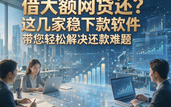 借大额网贷还？这几家稳下款软件带您轻松解决还款难题