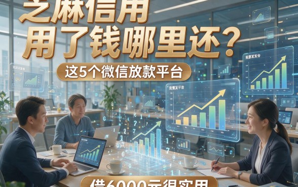 芝麻信用用了钱哪里还？这5个微信放款平台借6000元很实用