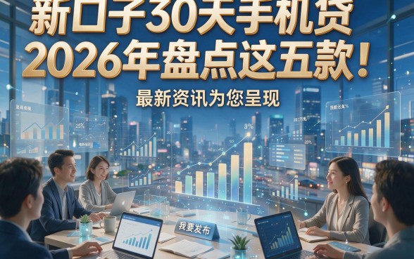 新口子30天手机贷2026年盘点这五款！最新资讯为您呈现！