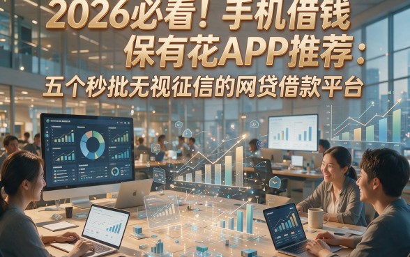 2026必看！手机借钱保有花APP推荐：五个秒批无视征信的网贷借款平台