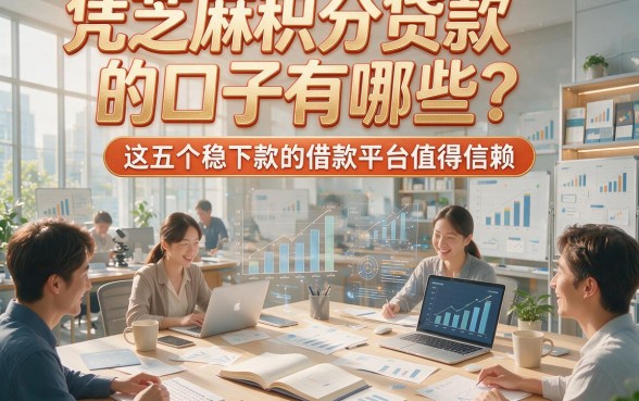 凭芝麻积分贷款的口子有哪些？这五个稳下款的借款平台值得信赖！
