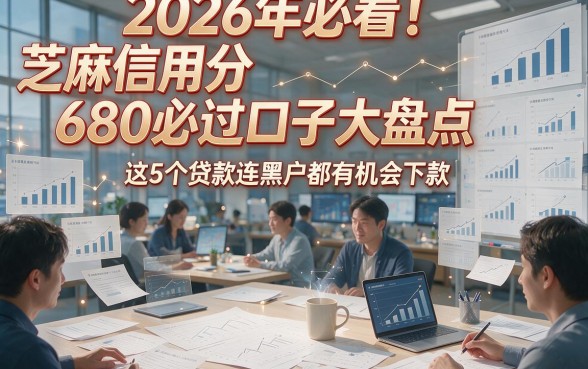 2026年必看！芝麻信用分680必过口子大盘点，这5个贷款连黑户都有机会下款