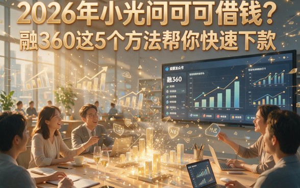 2026年小光问可可借钱？融360这5个方法帮你快速下款