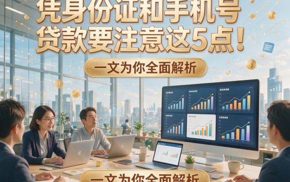 凭身份证和手机号贷款要注意这5点！一文为你全面解析！
