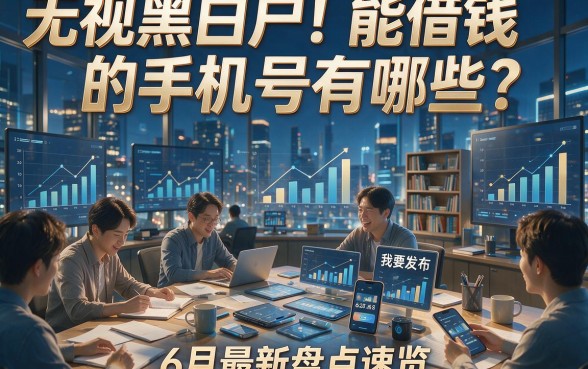 无视黑白户！能借钱的手机号有哪些？6月最新盘点速览