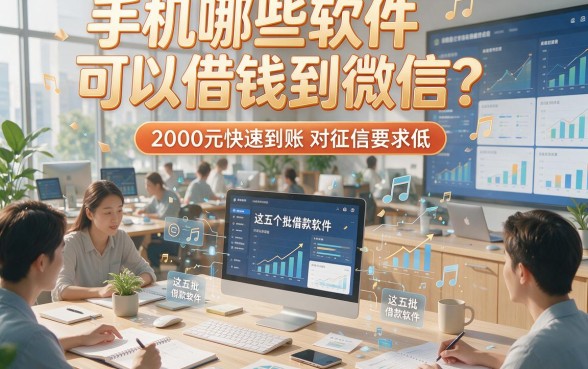手机哪些软件可以借钱到微信？推荐这五个秒批借款软件，2000元快速到账对征信要求低