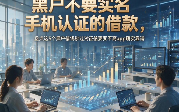 黑户不要实名手机认证的借款，盘点这5个黑户借钱秒过对征信要求不高app确实靠谱