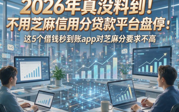 2026年真没料到！不用芝麻信用分贷款平台盘点：这5个借钱秒到账app对芝麻分要求不高