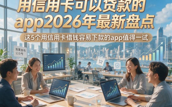 用信用卡可以贷款的app2026年最新盘点，这5个用信用卡借钱容易下款的app值得一试