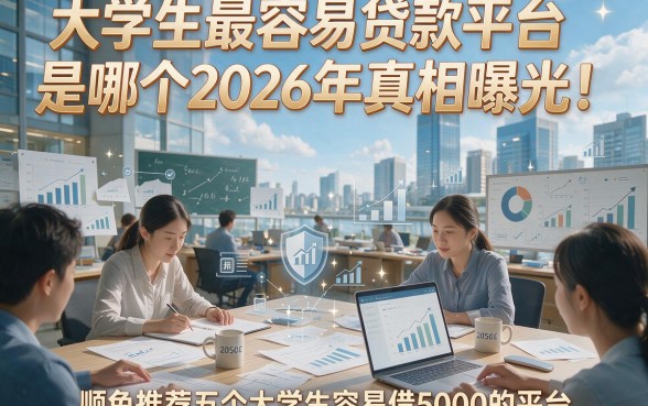 大学生最容易贷款平台是哪个2026年真相曝光！顺便推荐五个大学生容易借5000的平台