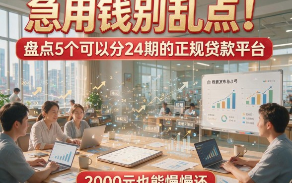 急用钱别乱点！盘点5个可以分24期的正规贷款平台，2000元也能慢慢还