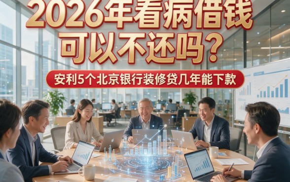 2026年看病借钱可以不还吗？安利5个北京银行装修贷几年能下款