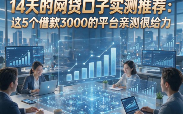 14天的网贷口子实测推荐：这5个借款3000的平台亲测很给力