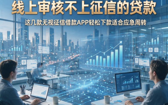 线上审核不上征信的贷款，这几款无视征信借款APP轻松下款适合应急周转