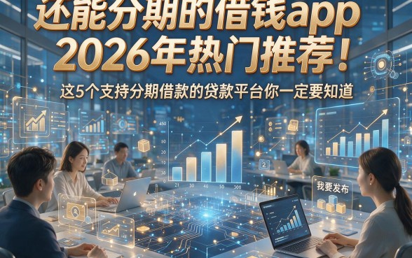 还能分期的借钱app2026年热门推荐！这5个支持分期借款的贷款平台你一定要知道