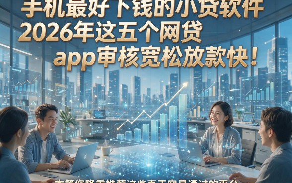手机最好下钱的小贷软件2026年这五个网贷app审核宽松放款快！，本篇为您隆重推荐这些真正容易通过的平台！