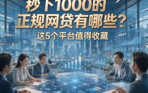 秒下1000的正规网贷有哪些？这5个平台值得收藏！
